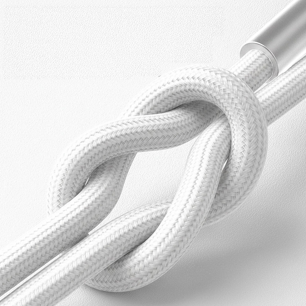 Data- och laddningskabel USB-C - Lightning 3MK Hyper N, 20W, 1m, Vit