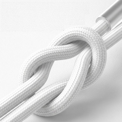 Data- och laddningskabel USB-C - Lightning 3MK Hyper N, 20W, 1m, Vit
