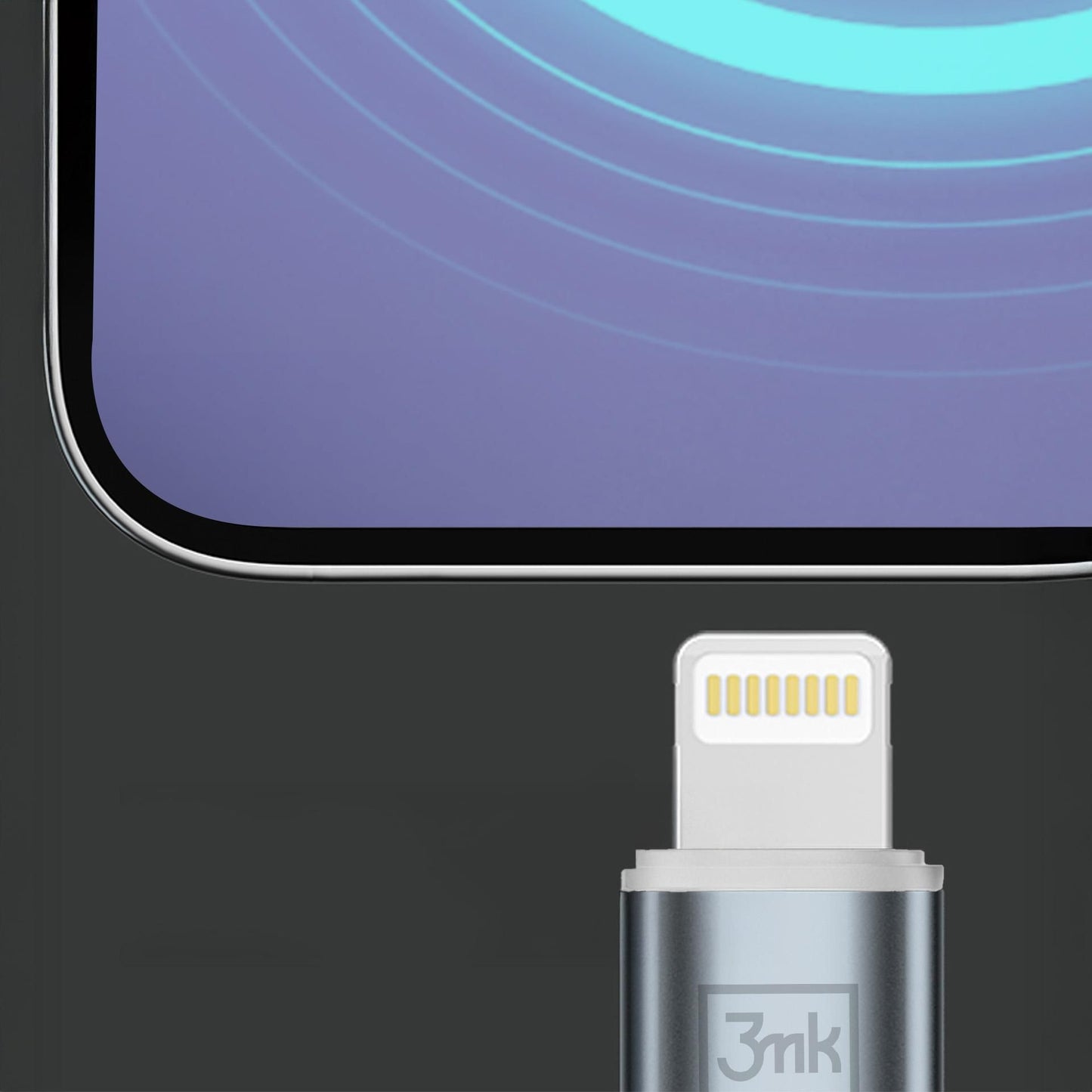 USB-C till Lightning data- och laddningskabel 3MK Hyper N, 27W, 1m, vit