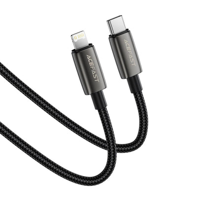 USB-C to Lightning Data and Charging Cable Acefast C23-01, 30W, 1.2m, Black