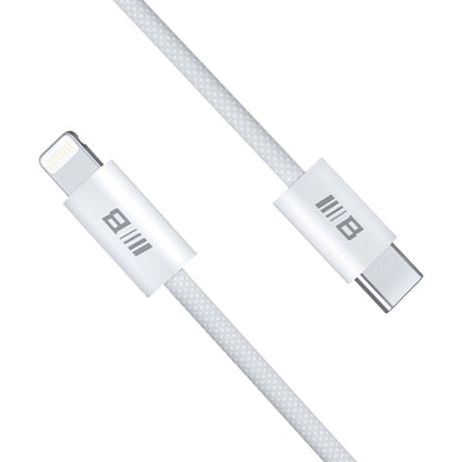 Data- och laddningskabel USB-C - Lightning Blueo, 20W, 1.2m, Vit