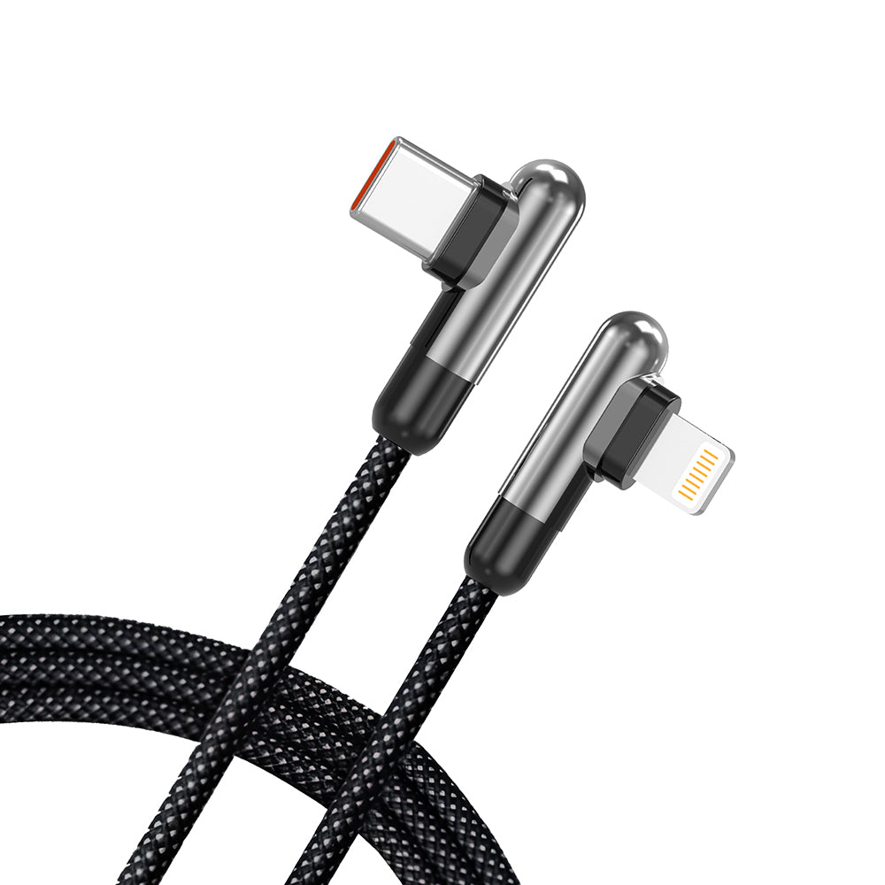 USB-C till Lightning data- och laddningskabel Lito LD13CL, 30W, 1m, svart