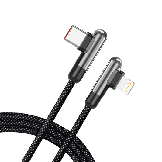 USB-C till Lightning data- och laddningskabel Lito LD13CL, 30W, 1m, svart