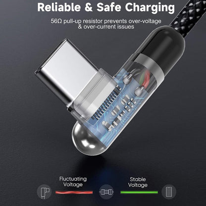 USB-C till Lightning data- och laddningskabel Lito LD13CL, 30W, 1m, svart
