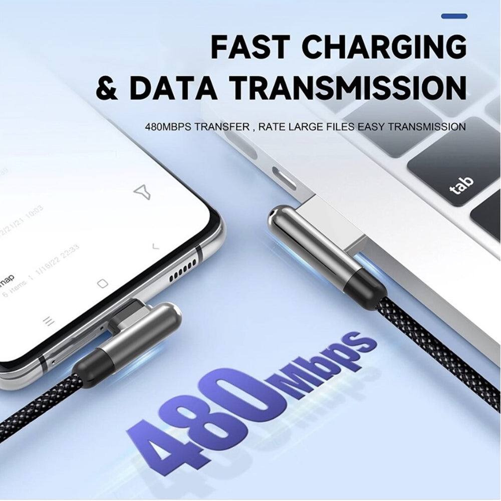 USB-C till Lightning data- och laddningskabel Lito LD13CL, 30W, 1m, svart