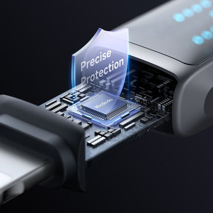 USB-C - Lightning McDodo CA-2630 Display data- och laddningskabel, 36W, 1.2m, Svart
