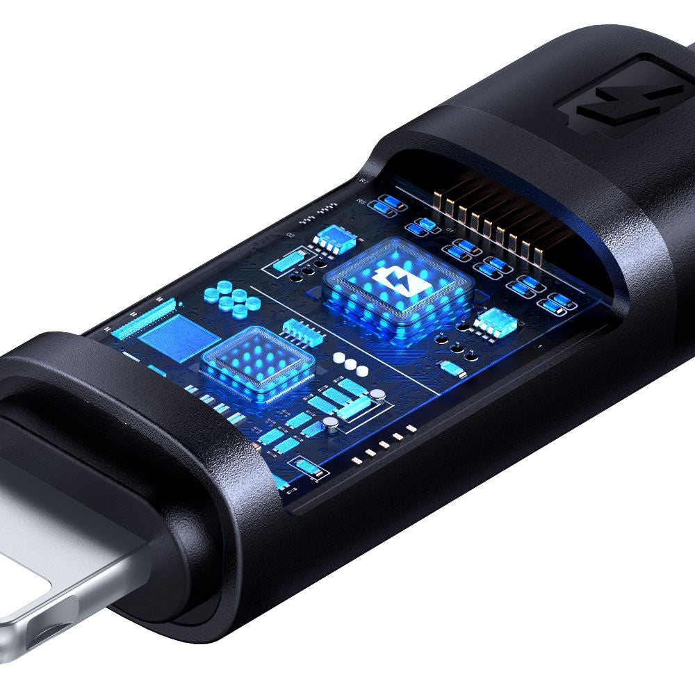 Data- och laddningskabel USB-C - Lightning McDodo CA-5210 Bat Display, 36W, 1.2m, Svart