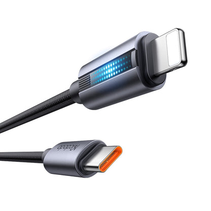 USB-C - Lightning McDodo CA-5710 data- och laddningskabel, 36W, 1.2m, Svart