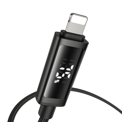 USB-C - Lightning McDodo CA-7990 Display, data- och laddningskabel, 36W, 1.2m, Svart