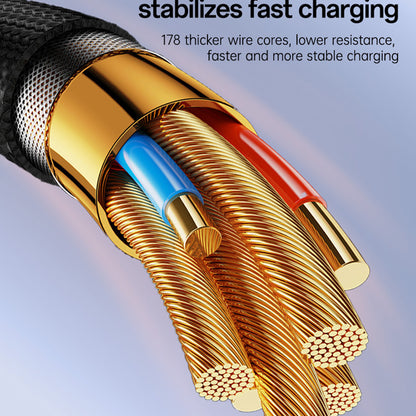 USB-C till Lightning data- och laddningskabel Yesido CA199, 27W, 1,2m, svart