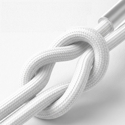 USB-C Data- och laddningskabel - USB-C 3MK Hyper N, 100W, 2m, Vit