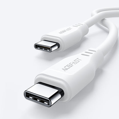 USB-C data- och laddningskabel - USB-C Acefast C3-03, 60W, 1.2m, Vit