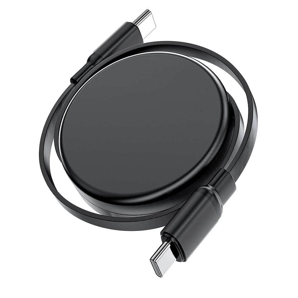 USB-C - USB-C data- och laddningskabel Acefast C13-03, 60W, 0.8m, Svart