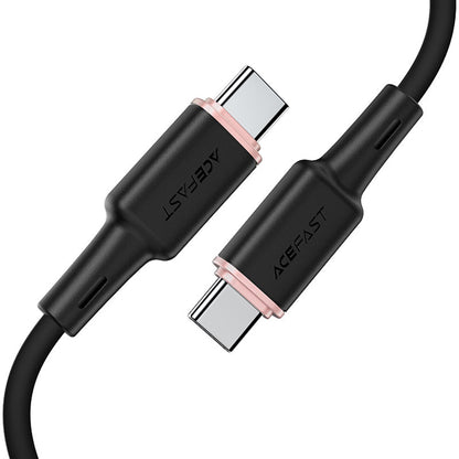 USB-C Data- och Laddningskabel - USB-C Acefast C2-03, 60W, 1.2m, Svart