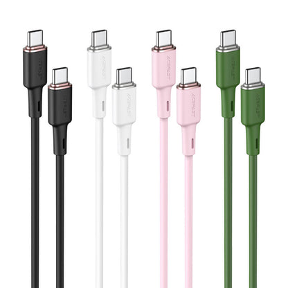 USB-C Data- och Laddningskabel - USB-C Acefast C2-03, 60W, 1.2m, Svart