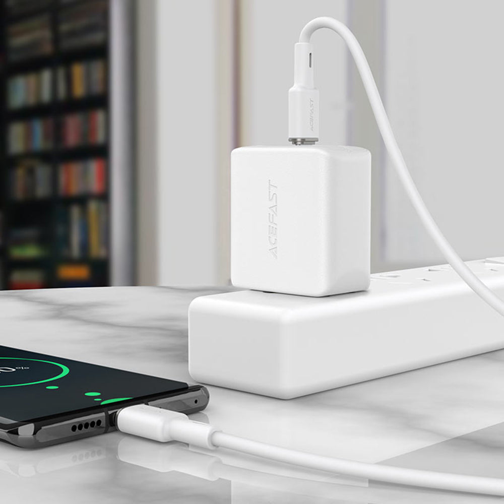 USB-C Data- och Laddningskabel - USB-C Acefast C2-03, 60W, 1.2m, Svart