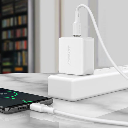 USB-C Data- och Laddningskabel - USB-C Acefast C2-03, 60W, 1.2m, Svart