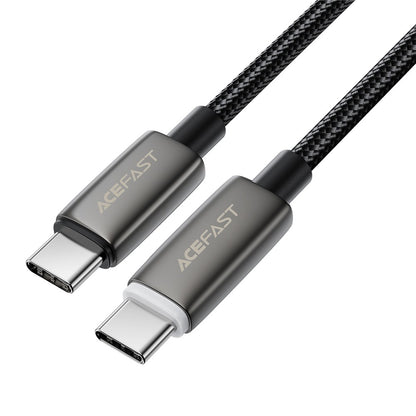 Data- och laddningskabel USB-C - USB-C Acefast C23-03, 60W, 1.2m, Svart