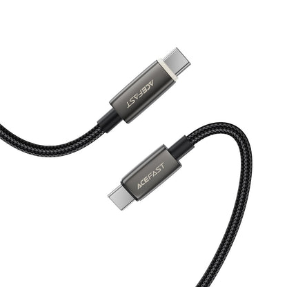 Data- och laddningskabel USB-C - USB-C Acefast C23-03, 60W, 1.2m, Svart