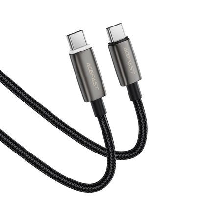 Data- och laddningskabel USB-C - USB-C Acefast C23-03, 60W, 1.2m, Svart
