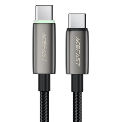 Data- och laddningskabel USB-C - USB-C Acefast C23-03, 60W, 1.2m, Svart
