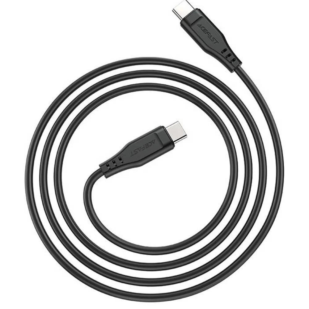 Data- och laddningskabel USB-C till USB-C Acefast C3-03, 60W, 1.2m, Svart