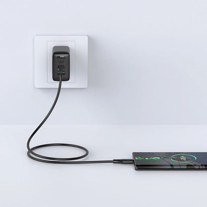 Data- och laddningskabel USB-C till USB-C Acefast C3-03, 60W, 1.2m, Svart
