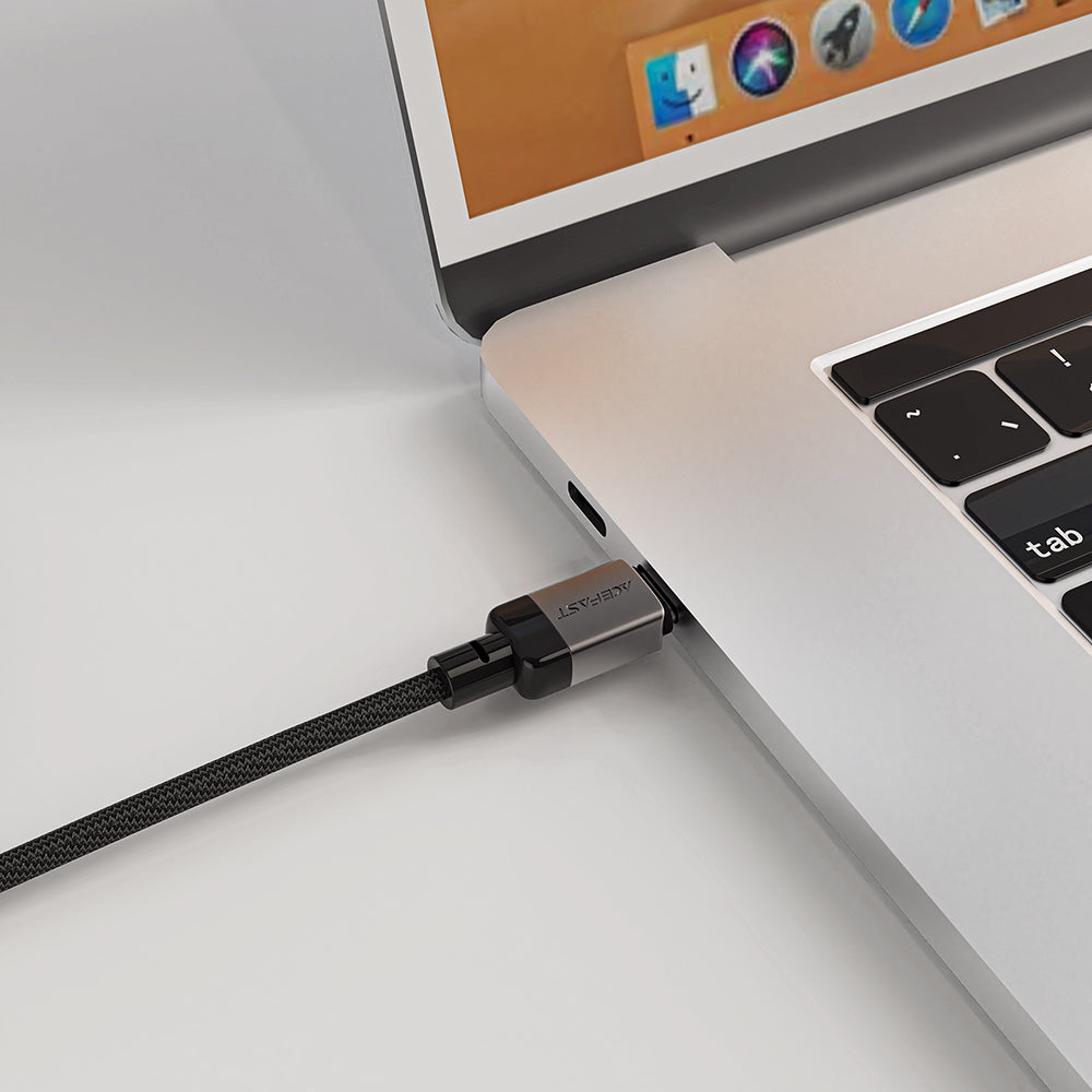 USB-C - USB-C data- och laddningskabel Acefast C9-03, 60W, 1.2m, Svart