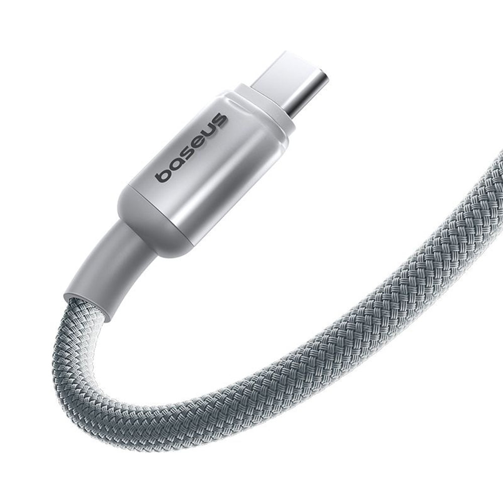 USB-C Data- och Laddningskabel - USB-C Baseus Discolor, 100W, 2m, Silver E0420800