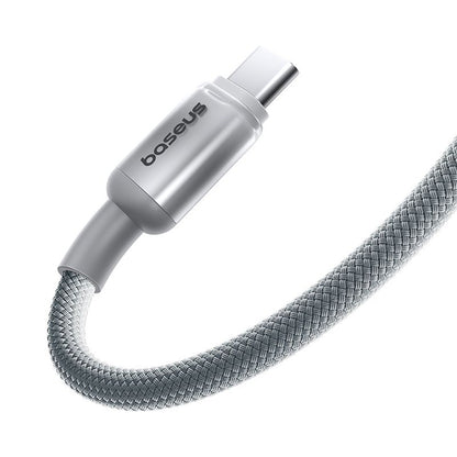 USB-C Data- och Laddningskabel - USB-C Baseus Discolor, 100W, 2m, Silver E0420800