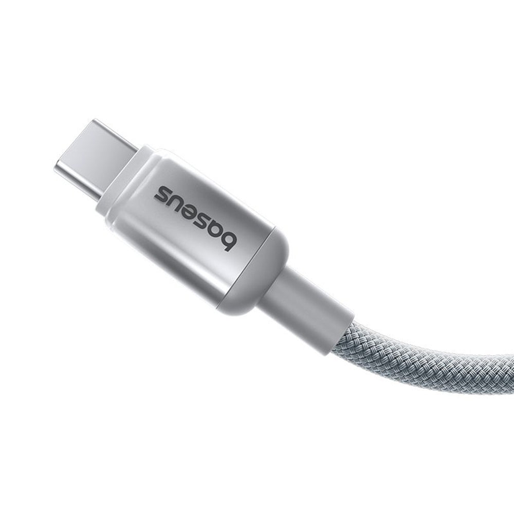USB-C Data- och Laddningskabel - USB-C Baseus Discolor, 100W, 2m, Silver E0420800