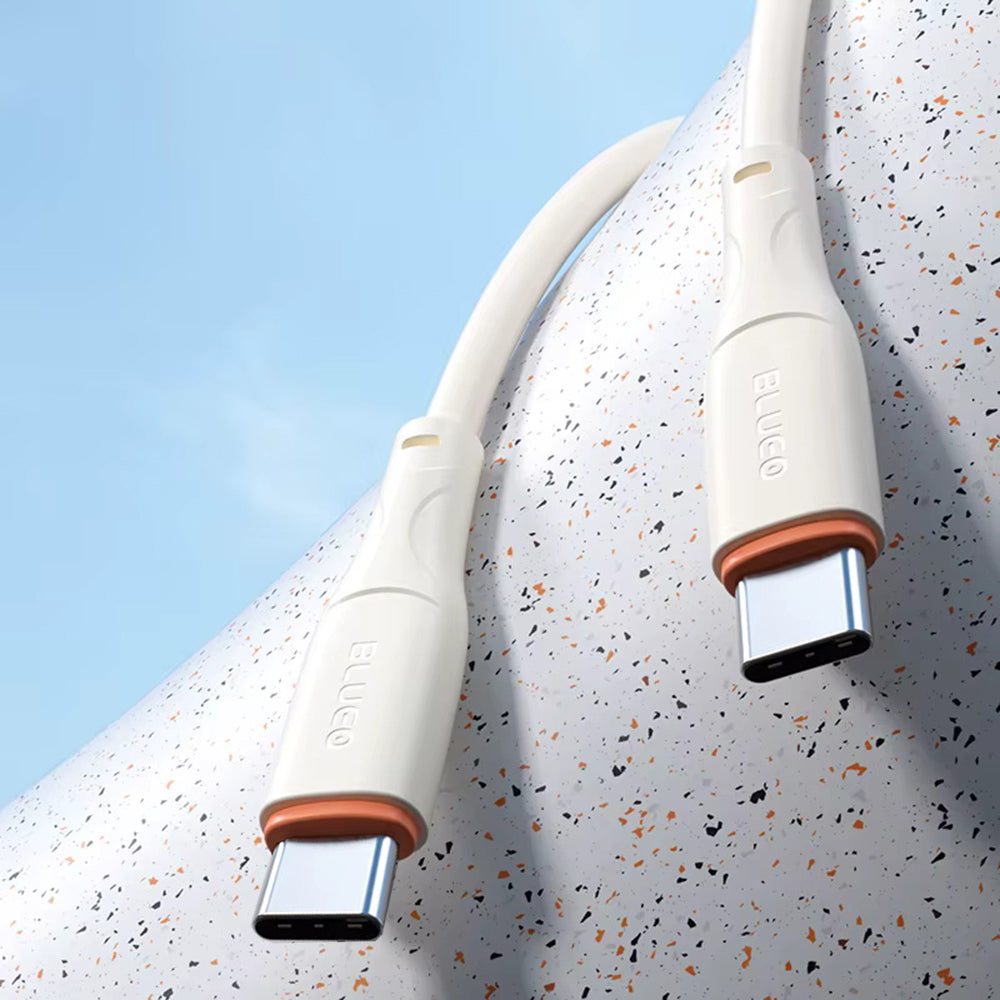 USB-C - USB-C Data- och Laddningskabel Blueo Ape Legend, 100W, 1.5m, Orange