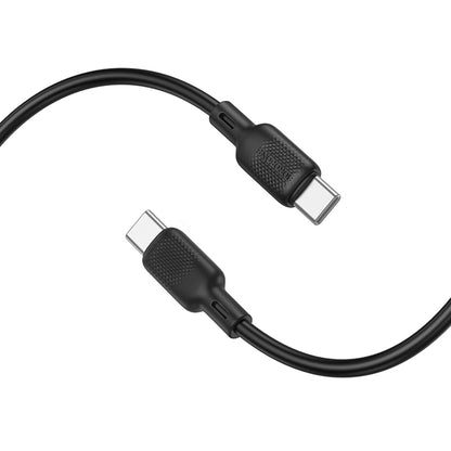 USB-C Data- och Laddningskabel - USB-C Borofone BX113 Lenny, 60W, 2m, Svart