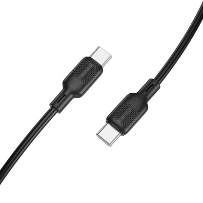 USB-C Data- och Laddningskabel - USB-C Borofone BX113 Lenny, 60W, 2m, Svart