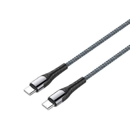 USB-C Data- och Laddningskabel - USB-C ColorWay CW-CBPDCC040, 65W, 1m, Grå