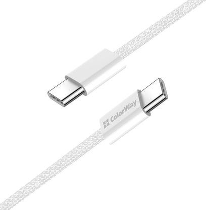 USB-C Data and Charging Cable - USB-C ColorWay CW-CBPDCC061, 60W, 1m, Gray