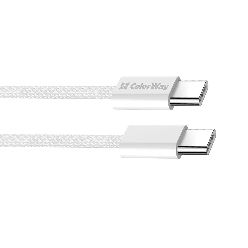 USB-C Data and Charging Cable - USB-C ColorWay CW-CBPDCC061, 60W, 1m, Gray