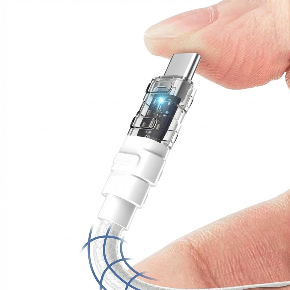 USB-C Data and Charging Cable - USB-C Lito LD05, 60W, 1m, White