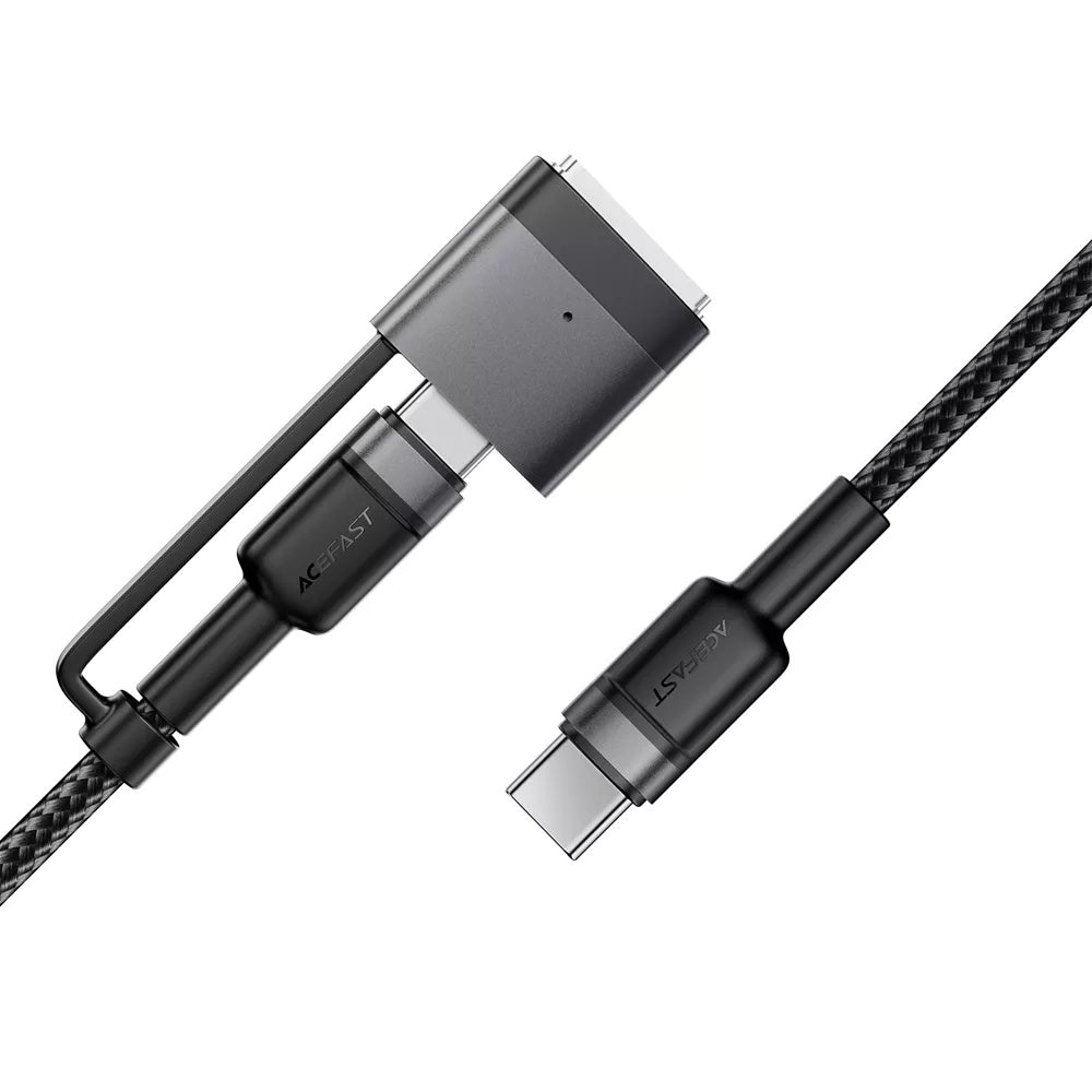 Acefast laddningskabel, USB-C - USB-C / MagSafe 3, 240W, 1.2m, Svart