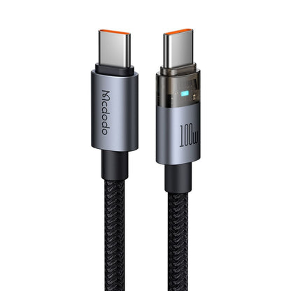 USB-C Data and Charging Cable - USB-C McDodo CA-5580, 100W, 1.2m, Black