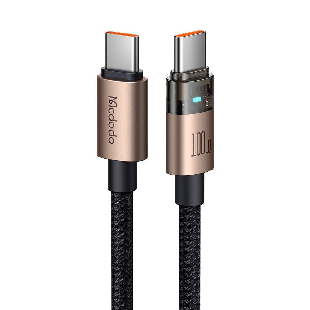 USB-C Data- och Laddningskabel - USB-C McDodo CA-5581, 100W, 1.2m, Guld