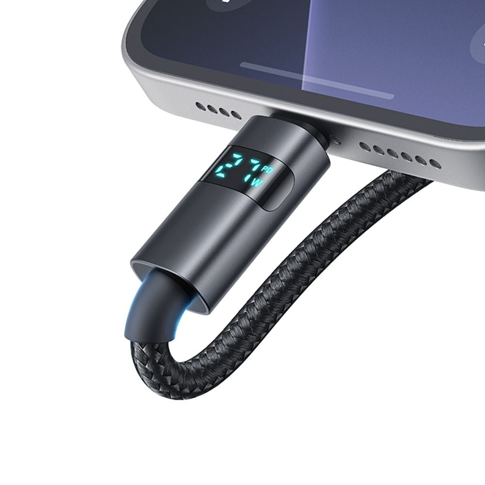 USB-C - USB-C Data- och Laddningskabel McDodo CA-5610 Display, 100W, 1.2m, Svart