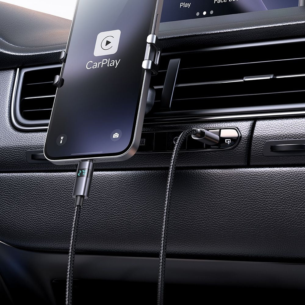 USB-C - USB-C Data- och Laddningskabel McDodo CA-5610 Display, 100W, 1.2m, Svart