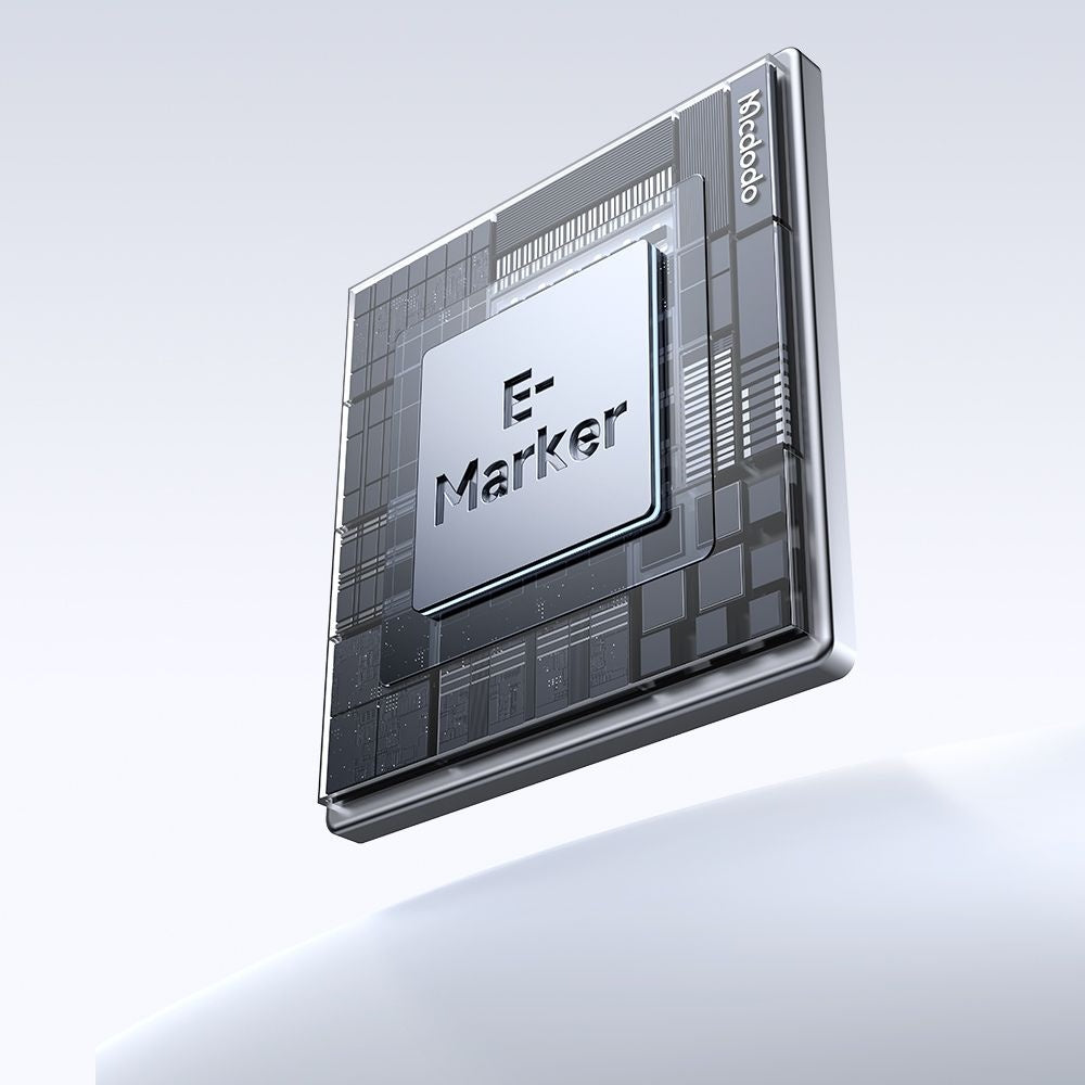 USB-C - USB-C Data- och Laddningskabel McDodo CA-8200 Colorful, 100W, 1.2m, Svart