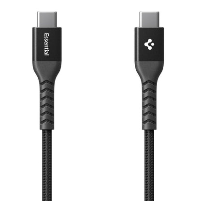 Data- och laddningskabel USB-C till USB-C Spigen EB10010CCA, 100W, 1m, Svart ACA11103