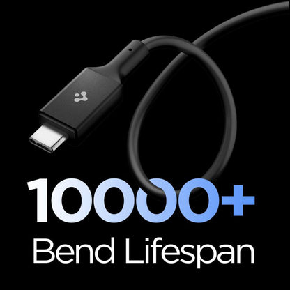 USB-C Data- och Laddningskabel - USB-C Spigen EB24012CC, 240W, 1.2m, Svart ACA09461