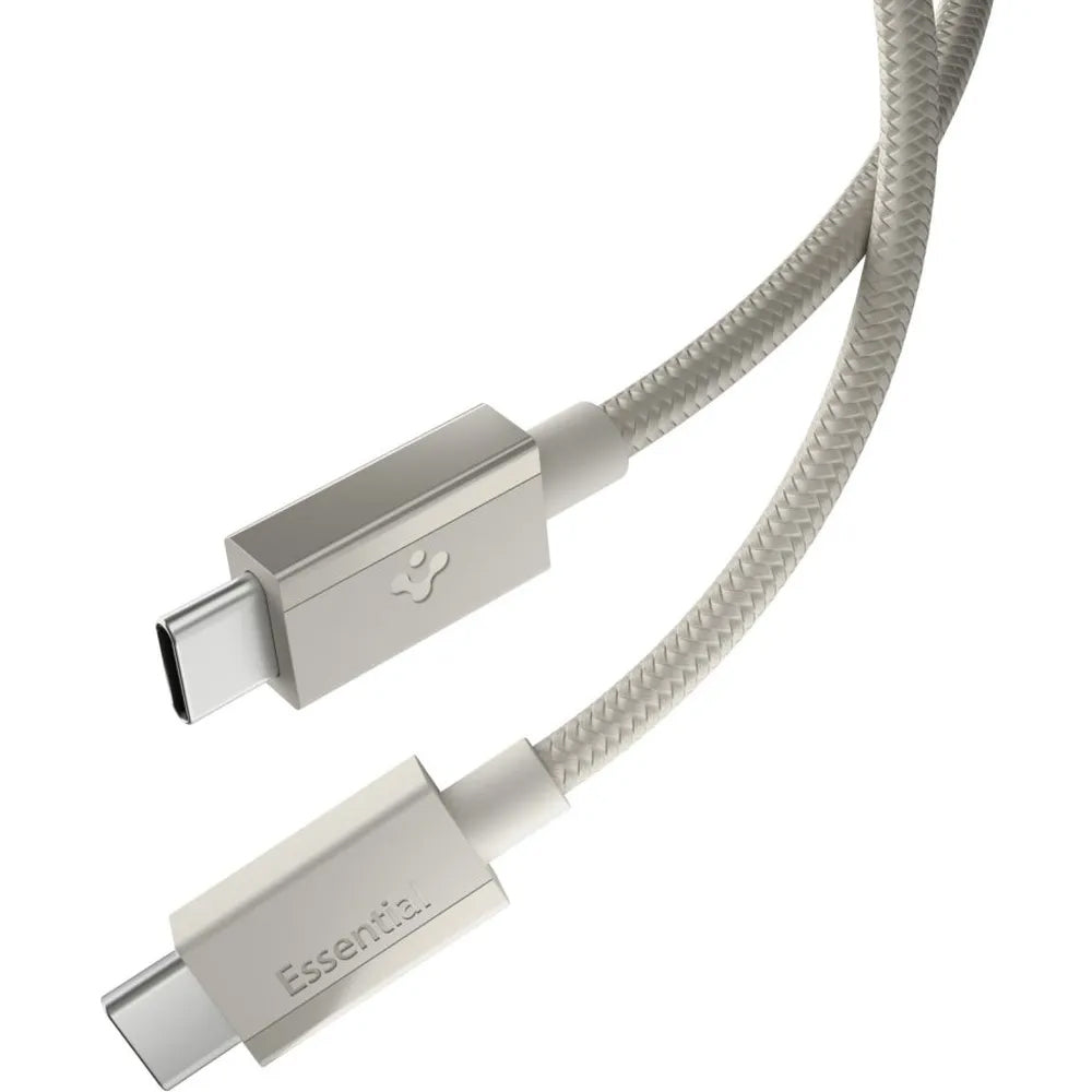 USB-C Data- och Laddningskabel - USB-C Spigen EB6015CC, 60W, 1,5m, Titangrå ACA10419