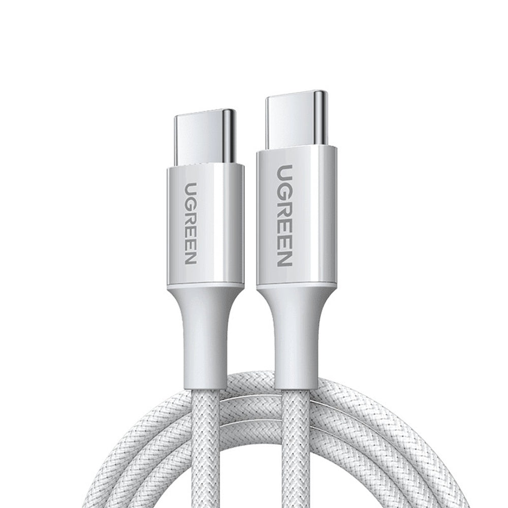 USB-C till USB-C Data- och Laddningskabel UGREEN L501, 60W, 2m, Grå