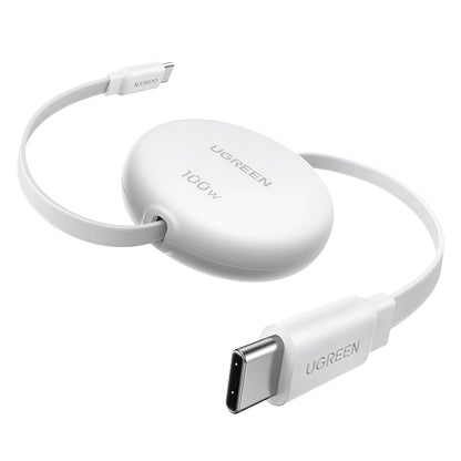 USB-C Data- och Laddningskabel - USB-C UGREEN L531, 100W, 1m, Vit