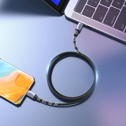 USB-C till USB-C data- och laddningskabel UGREEN US535, 240W, 1m, Grå